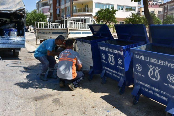 Nazilli’de çöp konteynerleri yenileniyor G5