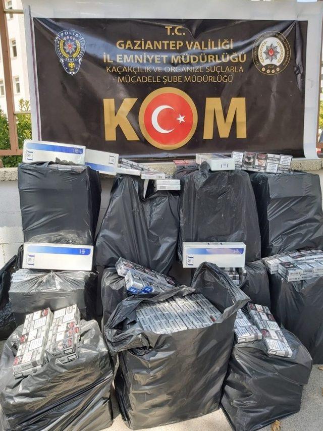 3 bin 500 paket kaçak sigara ele geçirildi