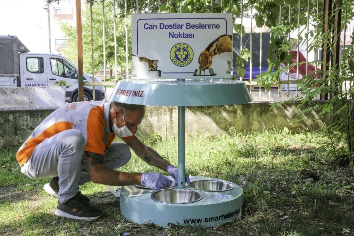 Buca&rsquo;da bir kap su kampanyasına "otomatik" destek
