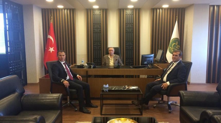 Ticaret Borsası’ndan Toplu’ya teşekkür ziyareti