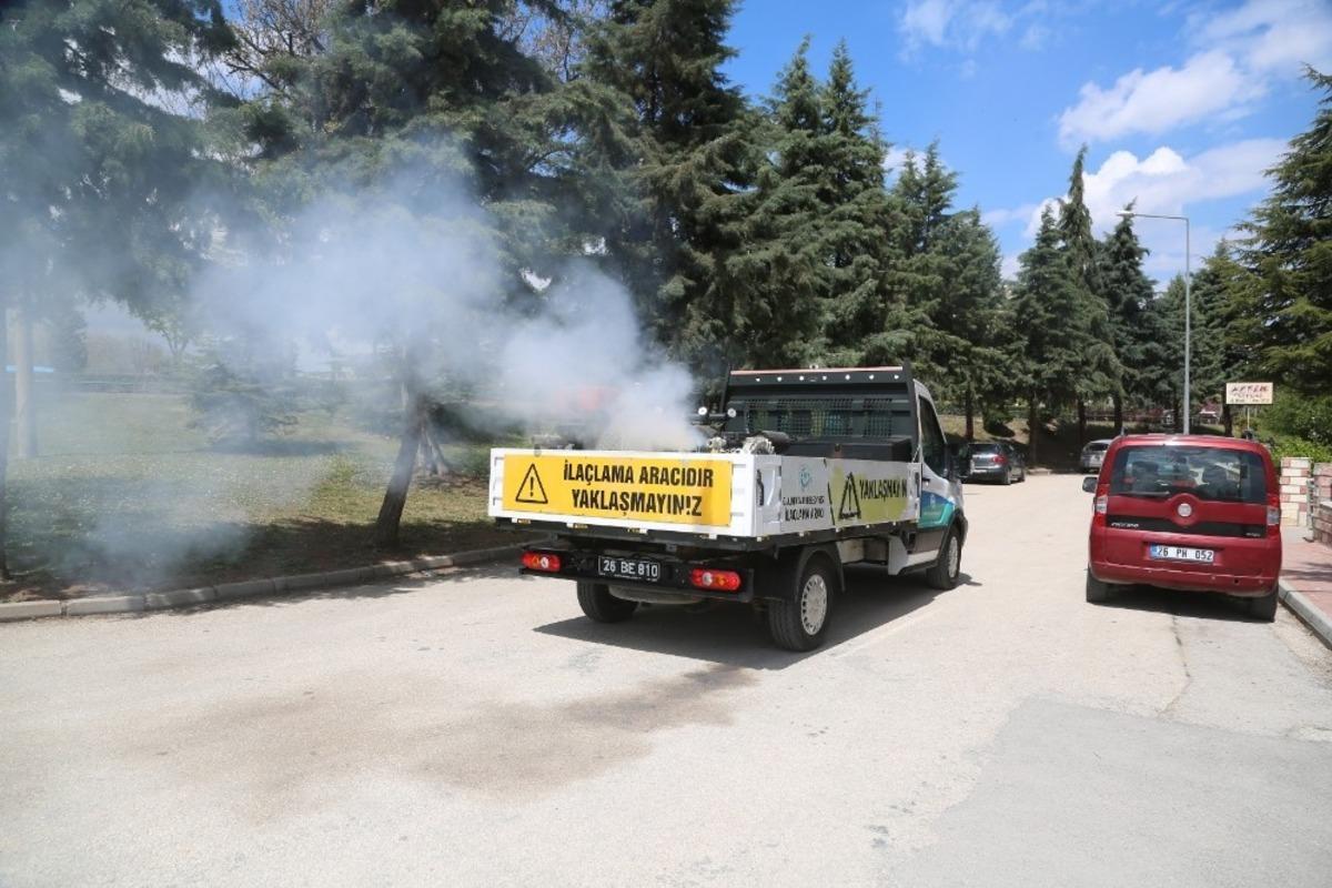Odunpazarı Belediyesi ila&ccedil;lama &ccedil;alışmalarına devam ediyor