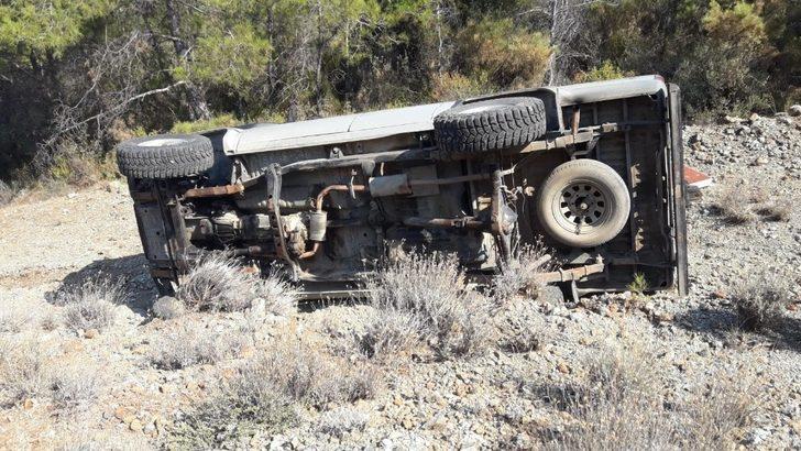 Datça’da kamyonet uçuruma devrildi: 2 yaralı G1