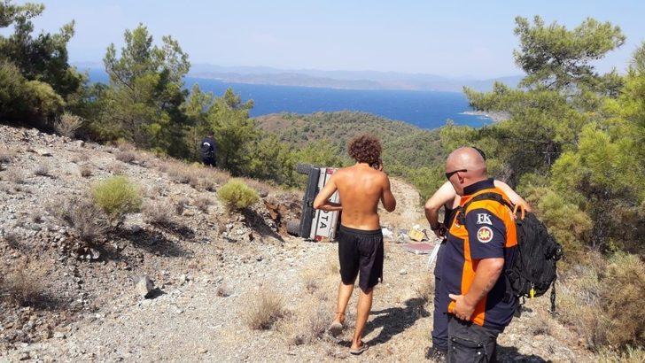 Datça’da kamyonet uçuruma devrildi: 2 yaralı G2