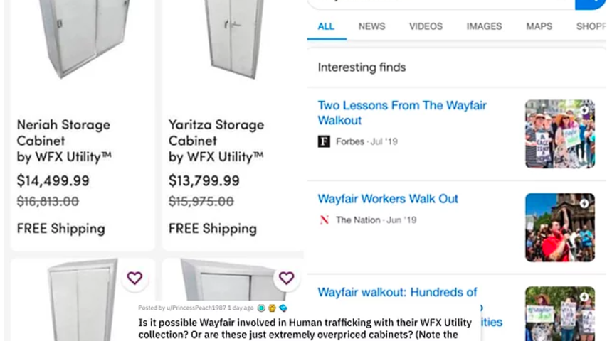 Online alışveriş sitesi Wayfair insan ticareti mi yapıyor?