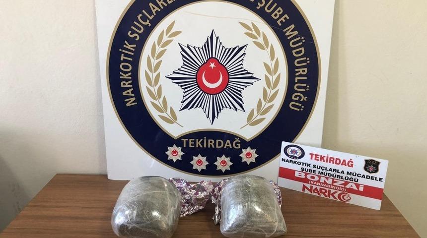 Uygulama noktasında durdurulan araçta uyuşturucu ele geçirildi