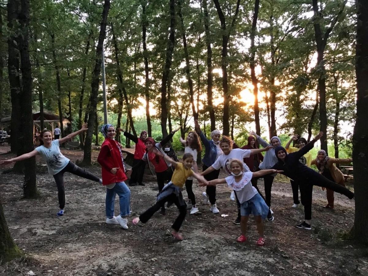 Baba-Oğul ve Anne-Kız Kampı renkli g&ouml;r&uuml;nt&uuml;lere sahne oldu