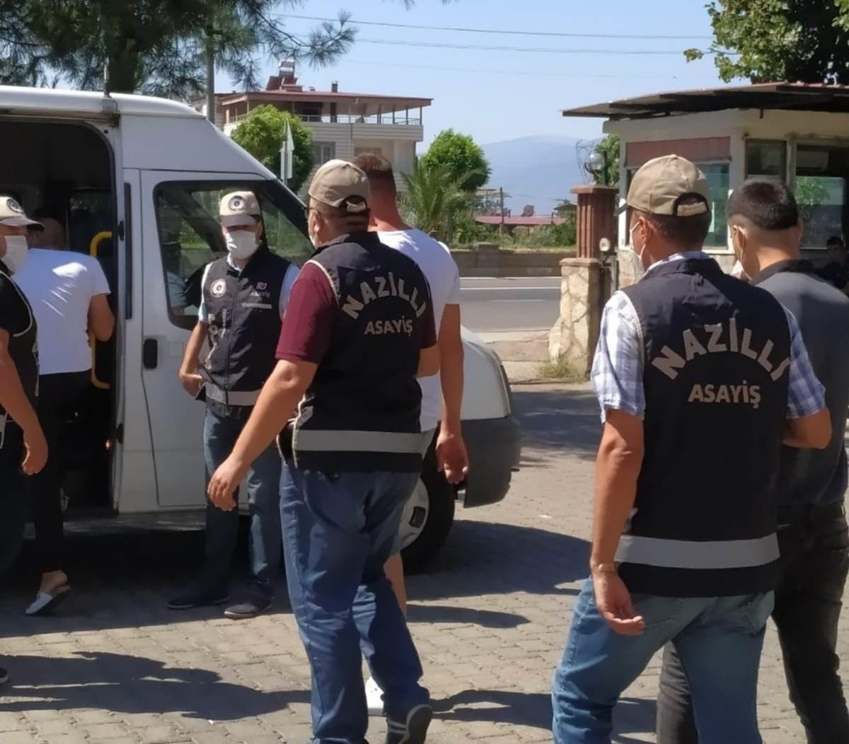 Nazilli&rsquo;de aranan şahıslar operasyonu: 11 g&ouml;zaltı