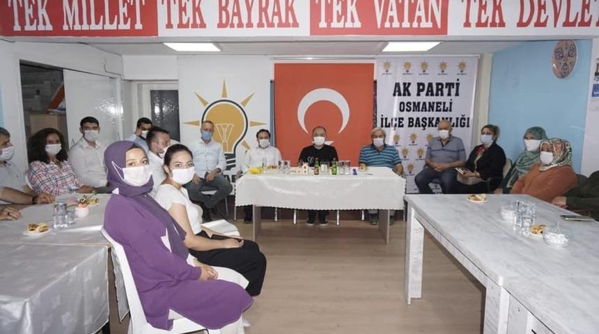 İl Başkanı Karabıyık, AK Parti Osmaneli teşkilatıyla bir araya geldi