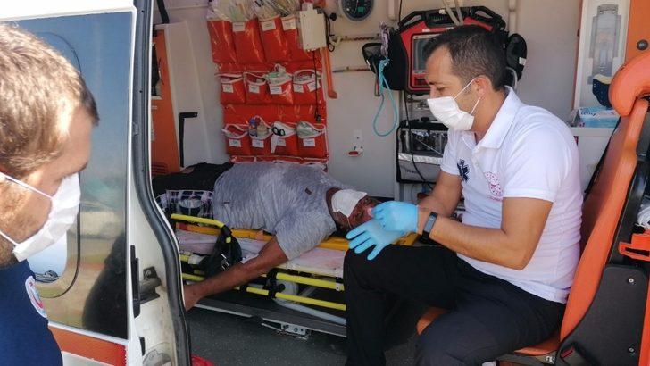 Ticari araç ile motosiklet çarpıştı: 1 yaralı G3