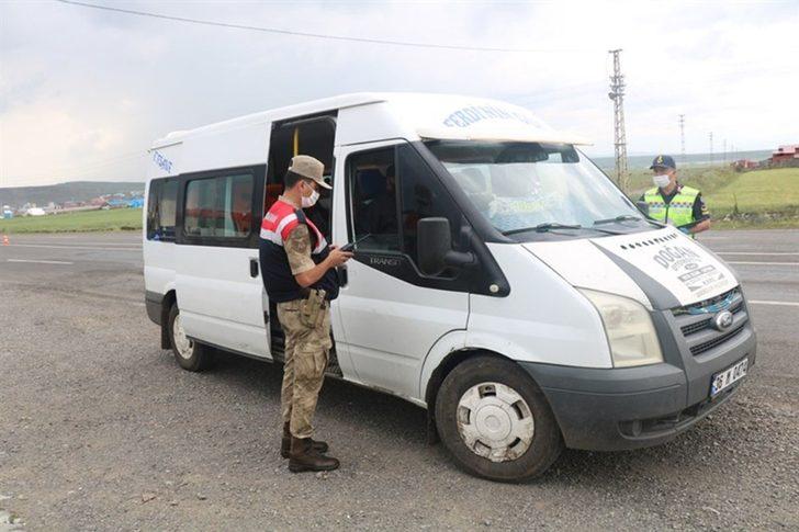 Kars’ta jandarmadan trafik denetimi G3