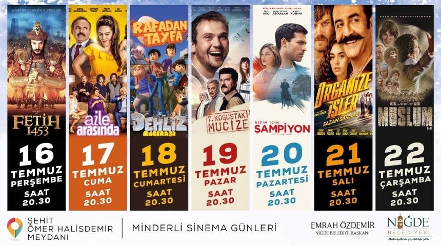 Niğde’de minderli sinema etkinliği yapılacak