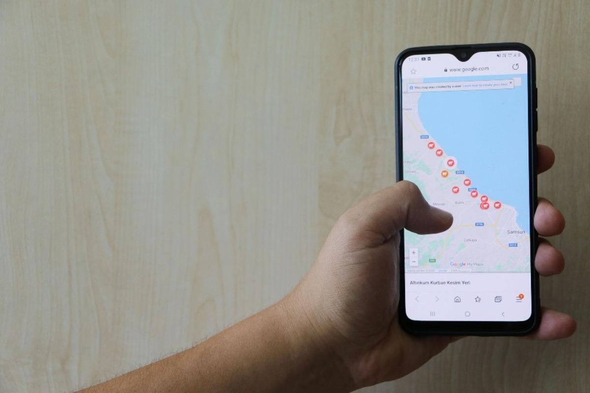 Atakum&rsquo;da kurban kesim yerleri dijital harita oldu