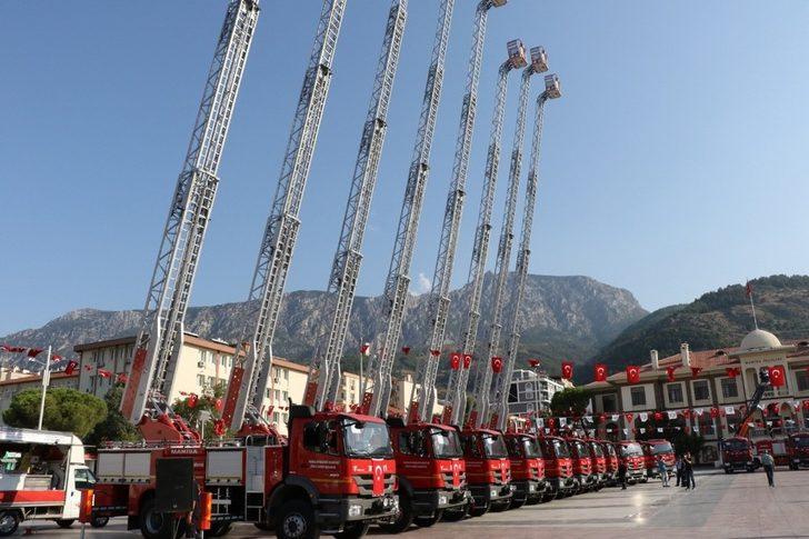 Manisa Büyükşehir itfaiye filosunu güçlendirdi G2