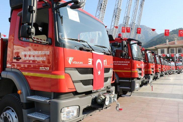 Manisa Büyükşehir itfaiye filosunu güçlendirdi G3