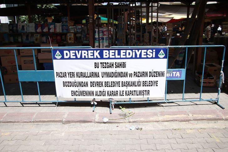 Kurallara uymayan 3 esnafa iki hafta men G1