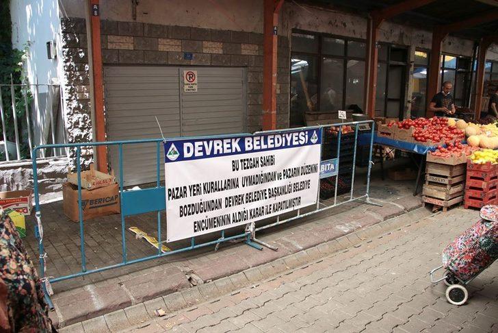 Kurallara uymayan 3 esnafa iki hafta men G3