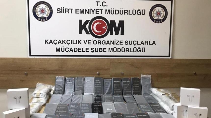 Siirt&rsquo;te ka&ccedil;ak&ccedil;ılık operasyonu: 5 g&ouml;zaltı