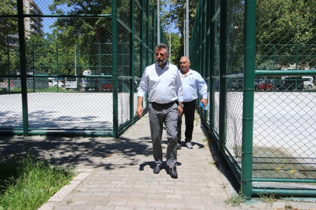 Başkan Sandal, &ccedil;alışmaları yerinde inceledi