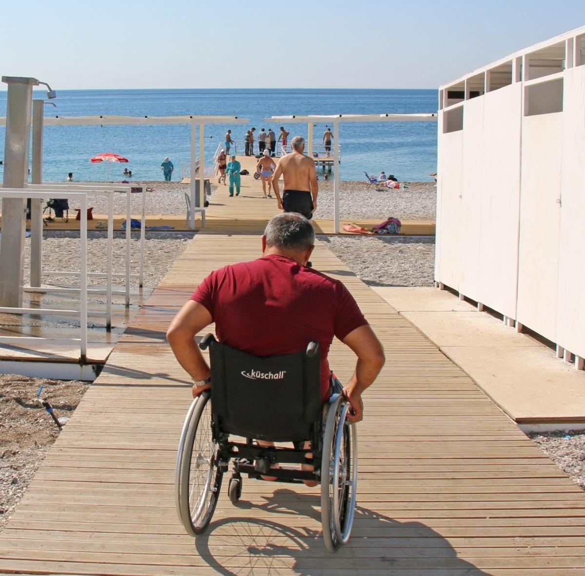 Engelsiz Plaj sezonu a&ccedil;tı