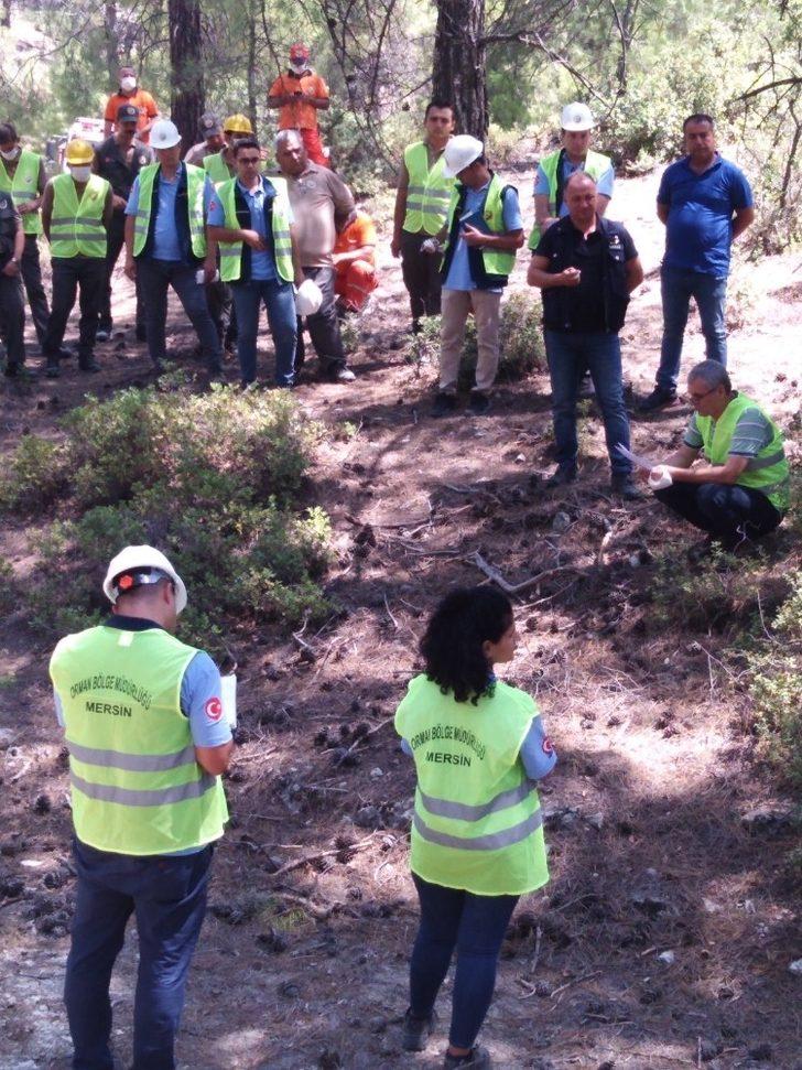 Mersin Orman Bölge Müdürlüğünden Mut’ta üretim tatbikatı G3