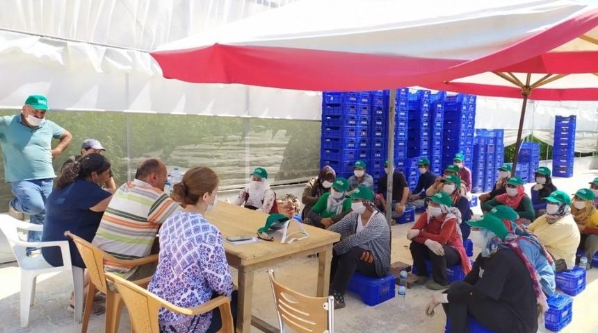 İyi Tarım Uygulamalarının Yaygınlaştırılması ve Kontrol&uuml; eğitimleri s&uuml;r&uuml;yor