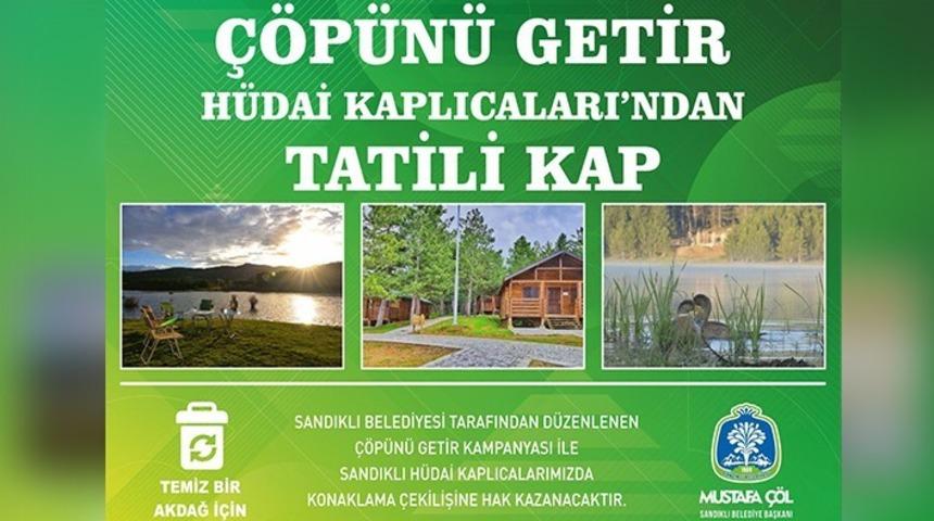 Akdağ Tabiat Parkında &ccedil;&ouml;plerini toplayan vatandaşlar tatille &ouml;d&uuml;llendirilecek