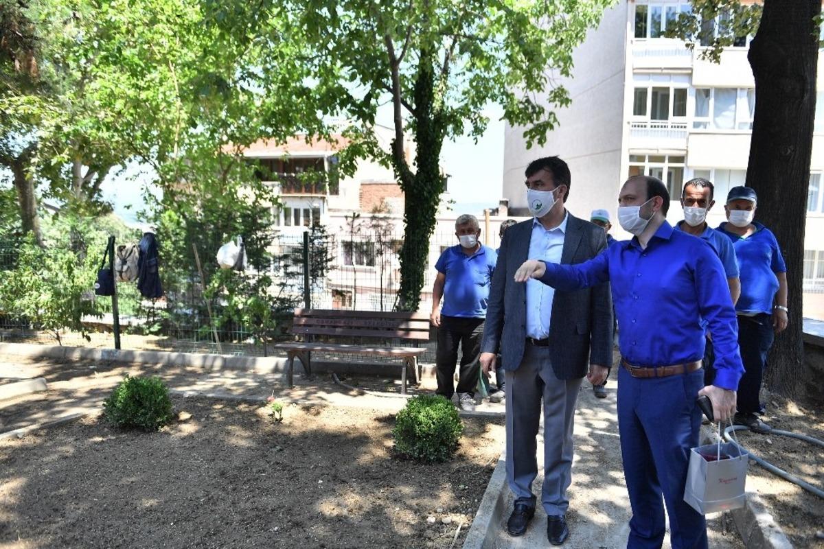Osmangazi&rsquo;de yıkılan tarihi istinat duvarı yenilendi