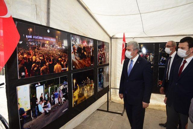 Kırşehir’de, 15 Temmuz Demokrasi ve Milli Birlik Günü Fotoğraf Sergisi açıldı