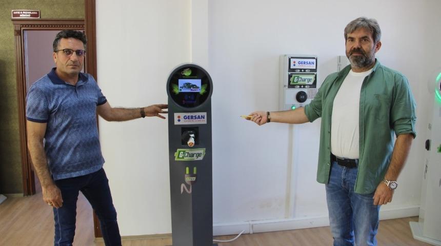 Yerli otomobil TOGG'un yerli şarj &uuml;nitesi g&ouml;r&uuml;c&uuml;ye &ccedil;ıktı!