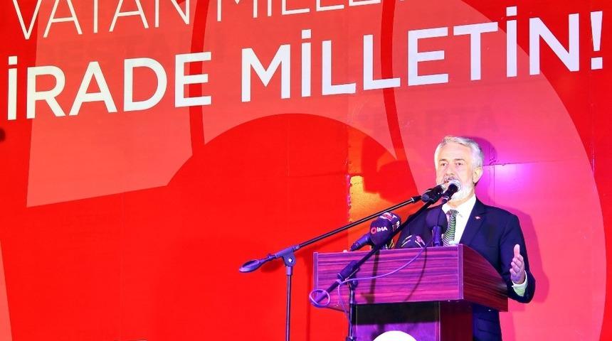 Başkan Başdeğirmen: &ldquo;15 Temmuz ruhu ayakta olduk&ccedil;a T&uuml;rkiye&rsquo;yi yolundan alıkoyabilecek hi&ccedil;bir kuvvet yoktur&rdquo;