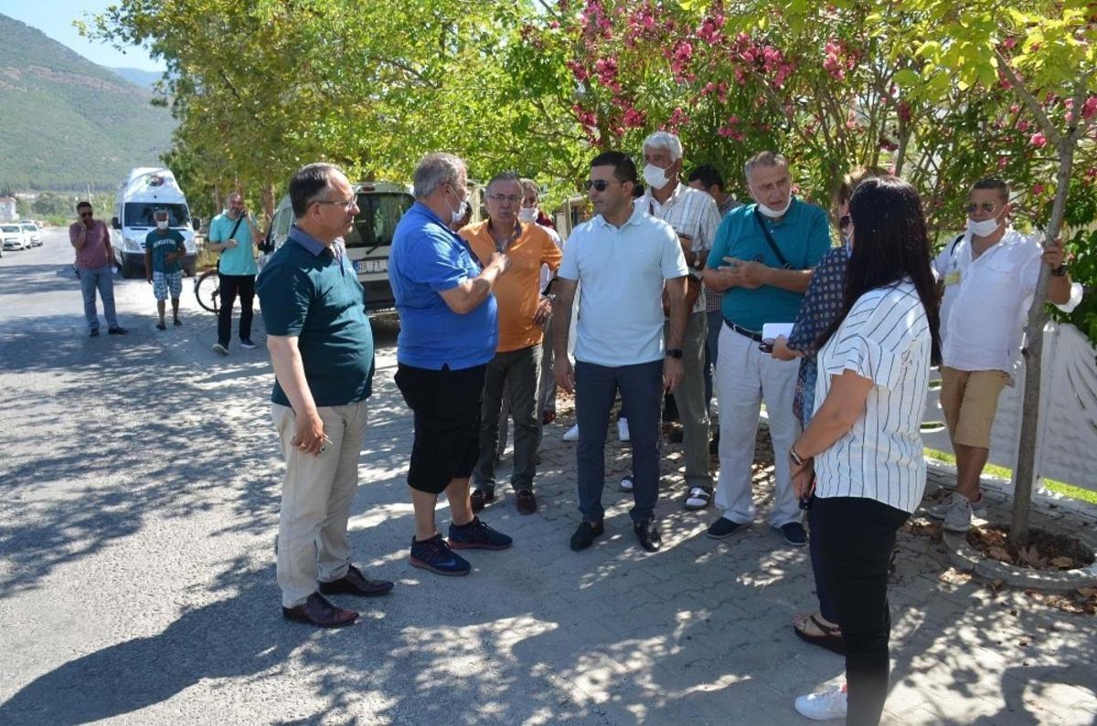 Başkan G&uuml;nel, G&uuml;zel&ccedil;amlı&rsquo;da 28 yıllık yol sorununu &ccedil;&ouml;z&uuml;yor