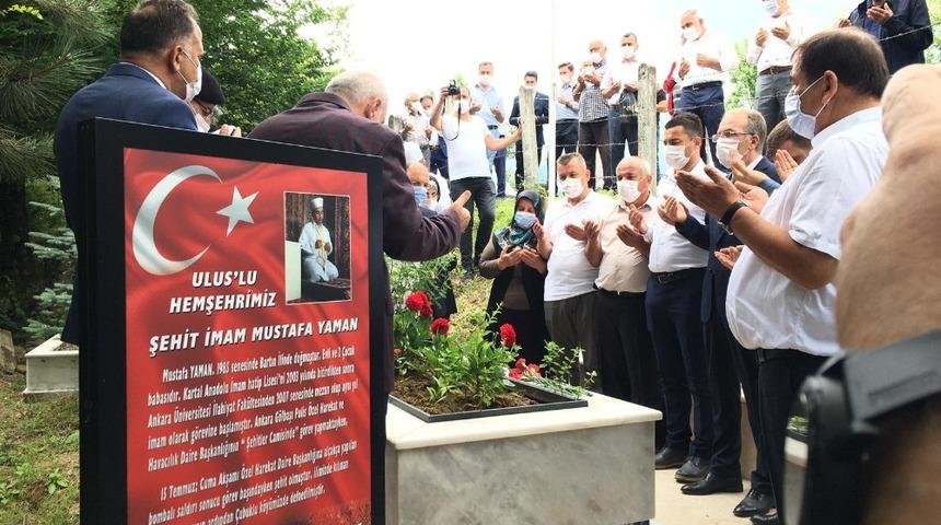 15 Temmuz şehidi Mustafa Yaman kabri başında anıldı