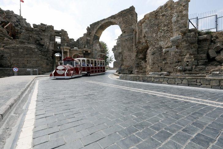 Antik Side’nin yol çalışması sona yaklaştı G1