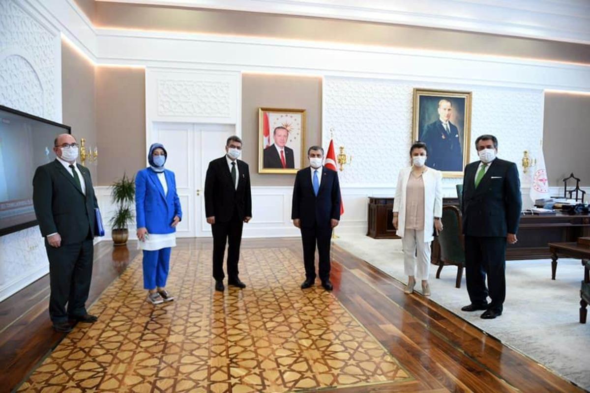 Başkan Kale&rsquo;den Bakan Koca&rsquo;ya ziyaret