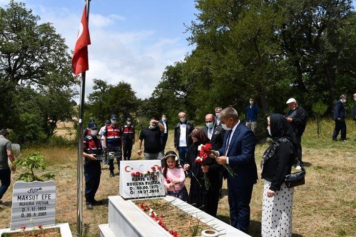 15 Temmuz şehidinin mezarına ziyaret G3