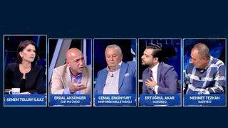 Muharrem İnce'den sonra CHP'li Erdal Aksünger de Haber Global canlı yayınını terk etti