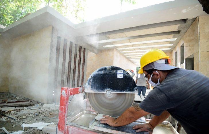 Muratpaşa Cami’nin müştemilat çalışması devam ediyor G1