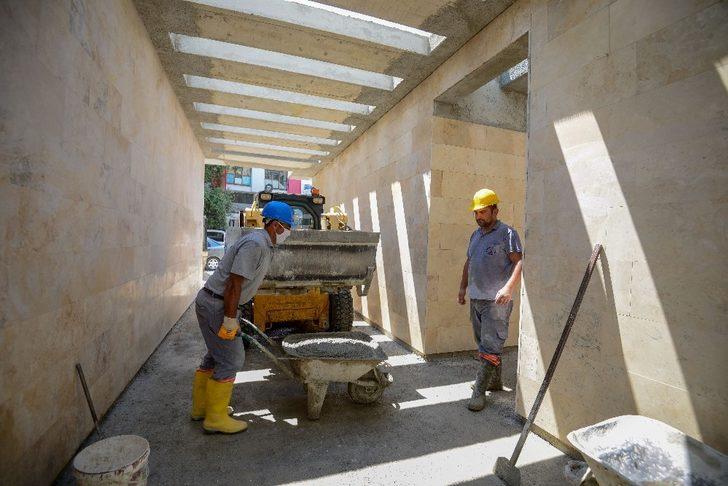 Muratpaşa Cami’nin müştemilat çalışması devam ediyor G3