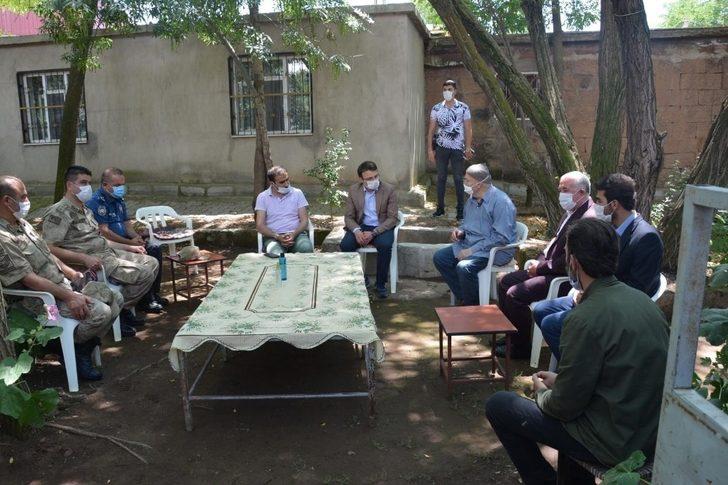 Kaymakam Sancaktutar’dan şehit ve gazi ailelerine ziyaret G2