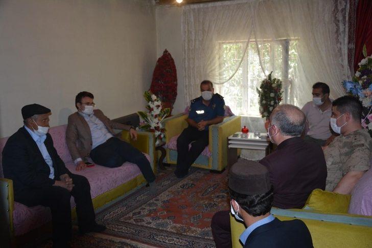 Kaymakam Sancaktutar’dan şehit ve gazi ailelerine ziyaret G4