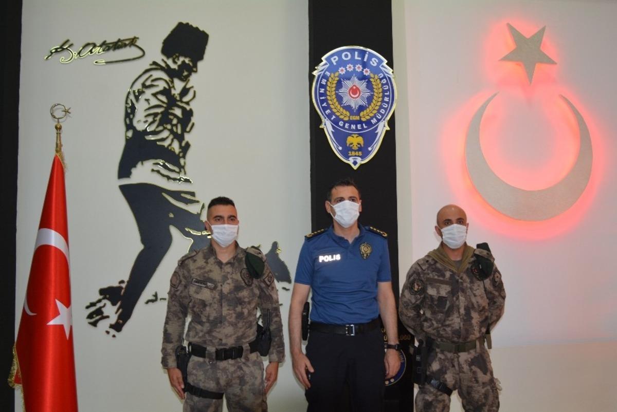 Emniyet M&uuml;d&uuml;r&uuml; Aydın, 15 Temmuz gazilerini makamında kabul etti