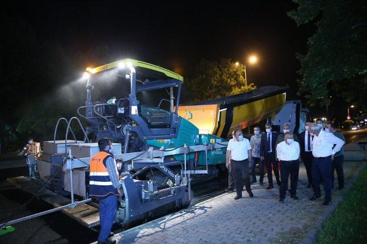 Osman Kavuncu Bulvarında asfalt yenileme çalışmaları sürüyor G5