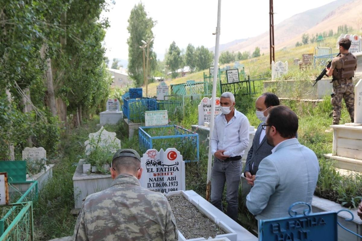 Kaymakam Solak&rsquo;tan şehit ailesine ziyaret