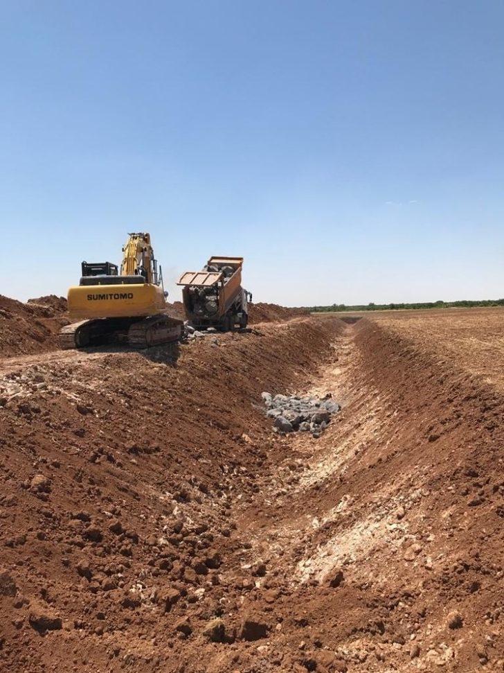 Şanlıurfa’da DSİ’nin tahliye kanalları çalışmaları devam ediyor G3