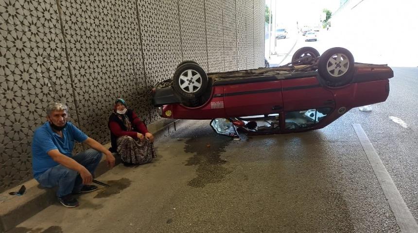 Sincan’da trafik kazası: 1 yaralı