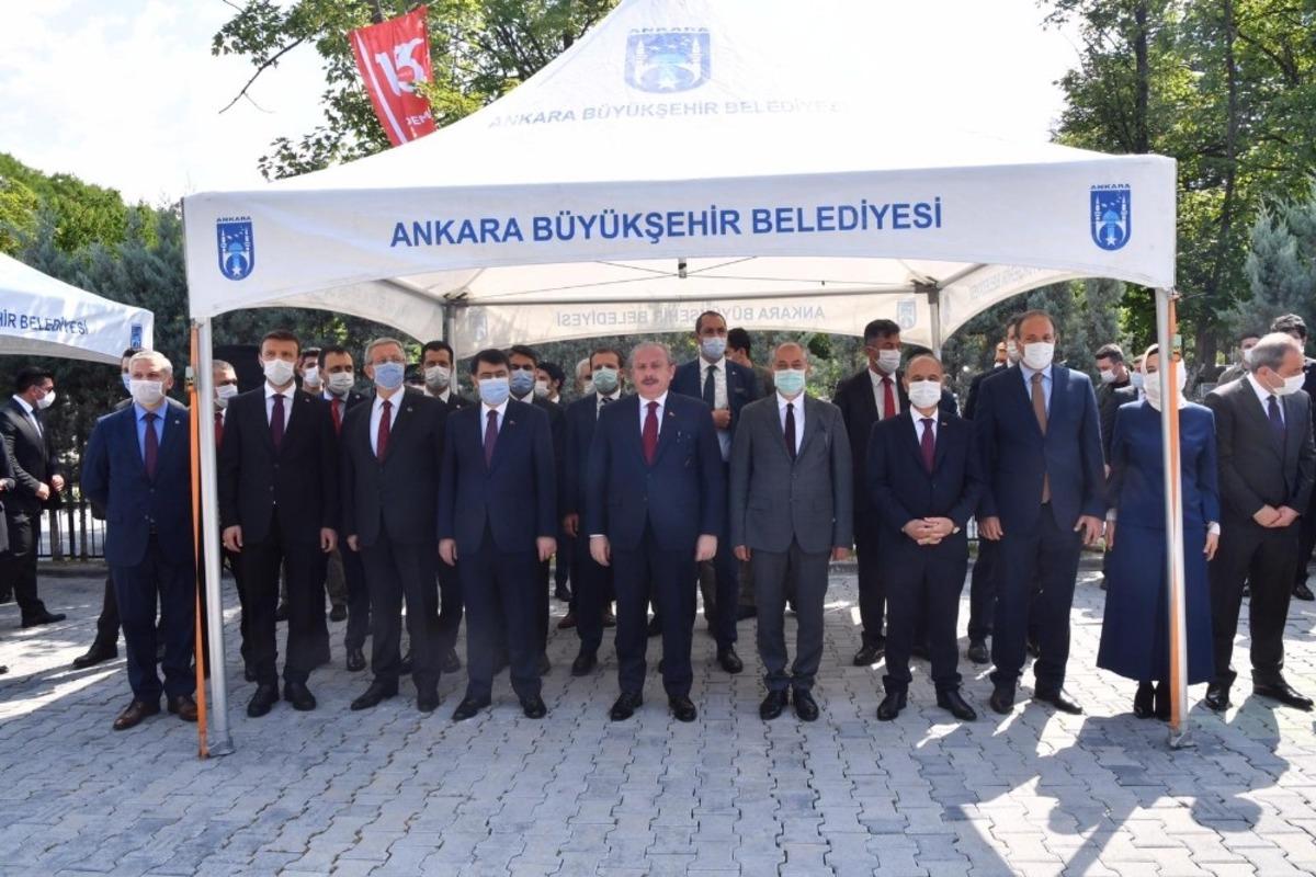 Ankara B&uuml;y&uuml;kşehir Belediyesi 15 Temmuz şehitlerini unutmadı