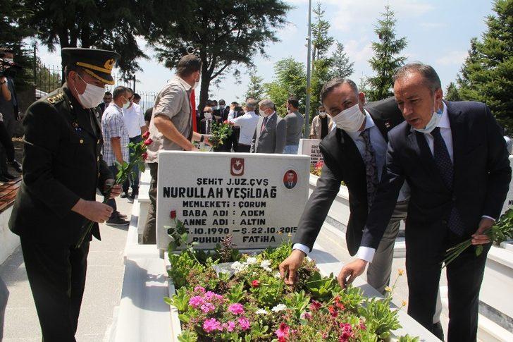 Çorum protokolünden şehitlik ziyareti G3