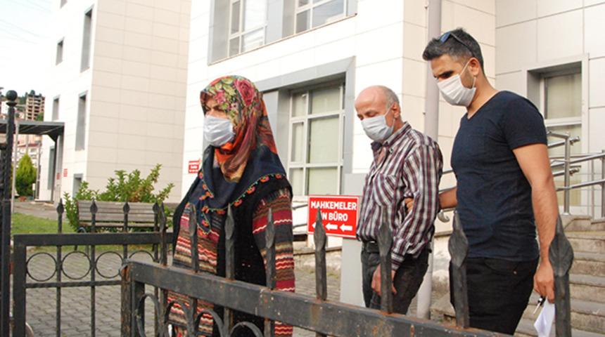 Şiddet gördüğünü yakınlarına anlattı, oğlu ve gelini tutuklandı