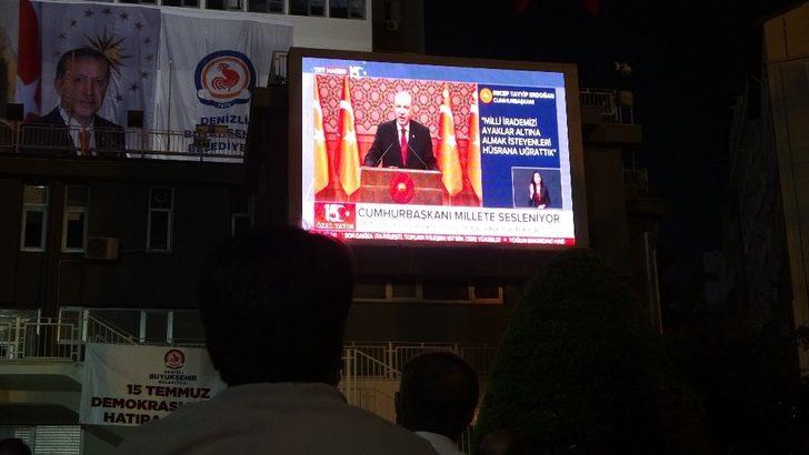 Denizli’nin meydanında 15 Temmuz nöbeti başladı G4