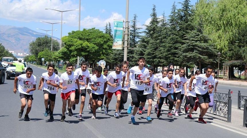 Erzincan&rsquo;da 15 Temmuz koşusu